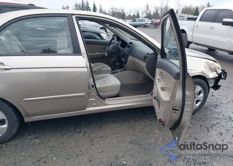 2008 Kia Spectra Ex из США, поврежденный, VIN KNAFE122X85524476